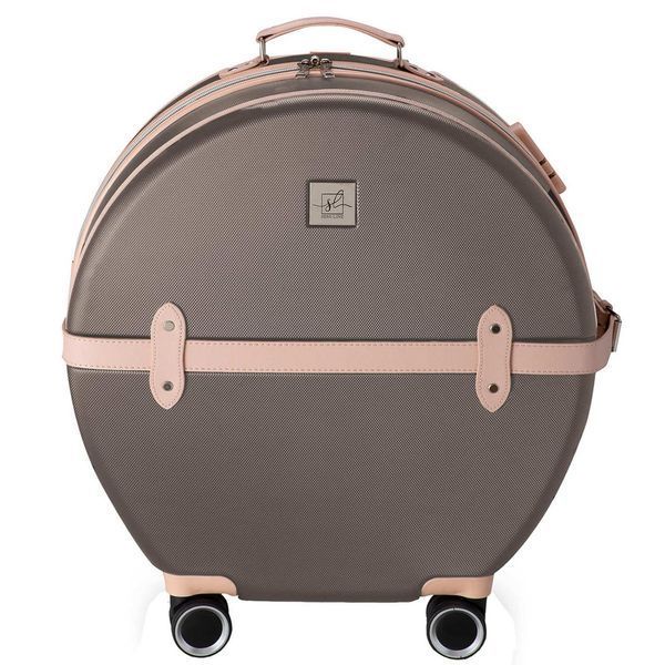Чемодан Semi Line 20" (S) Brown/Pink Cream (T5673-2) DAS302678 фото