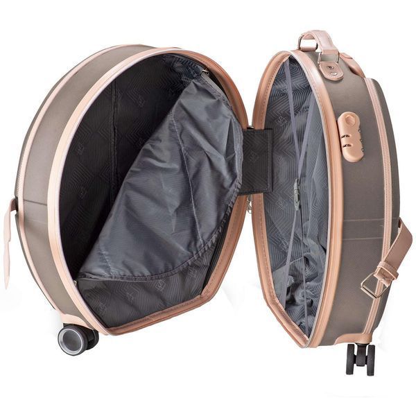 Чемодан Semi Line 20" (S) Brown/Pink Cream (T5673-2) DAS302678 фото