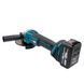 Аккумуляторная угловая шлифовальная машина PROFI-TEC DGA20BL POWERLine (2&times;PT2050 (4.0 Ач), зарядное устройство 005692P фото 3