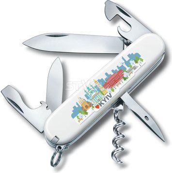 Ніж Victorinox Swiss Army Spartan білий з логотипом "Київ" 1.3603.7R2 KYIV фото