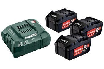 Комплект аккумуляторных батарей Metabo 3*4.0 Ач 18 В (Безкоштовна доставка) 685049000 фото