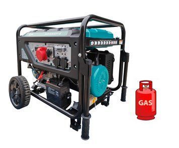 Генератор ГАЗ/бензиновий INVO H10000DТ-G 8.0/8.5 кВт, трифазний, з електрозапуском DD0004642 фото