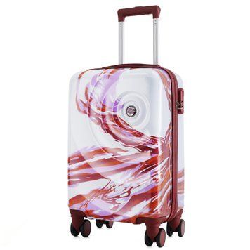 Чемодан Semi Line 20" (S) White/Red Print (T5654-1) DAS302888 фото