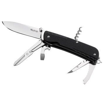 Багатофункціональний ніж Ruike Trekker LD31-B, (8.5 см) 12C27 / G10 чорний, 14 інстр. LD31-B фото