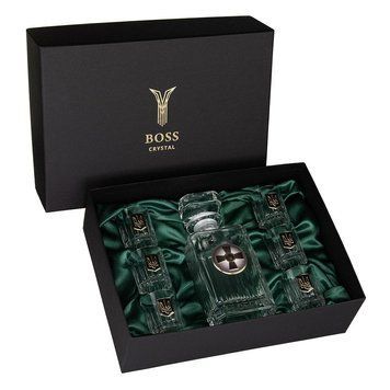 Набір для віскі BOSS CRYSTAL АРМЕЙСЬКИЙ з графіном 6 чарок кришталь B77VSU2XGD фото