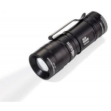 Профі-ліхтарик з USB-зарядкою Troika Eco Beam, метал, оптика TOR52/BK TOR52/BK фото