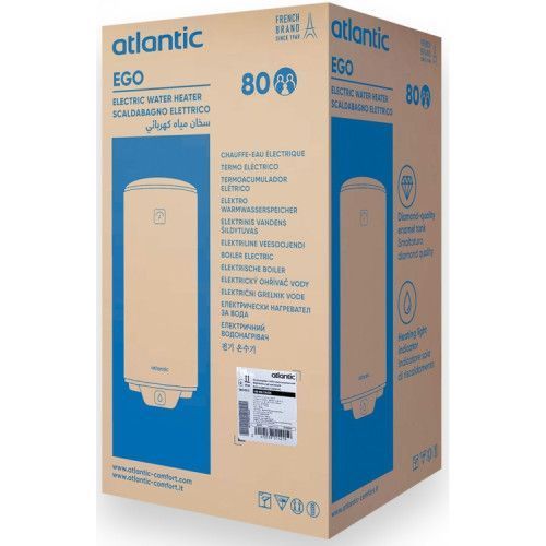 Електричний водонагрівач Atlantic Opro Ego VM 080 D400S (1200 W) (851421) 851421 фото