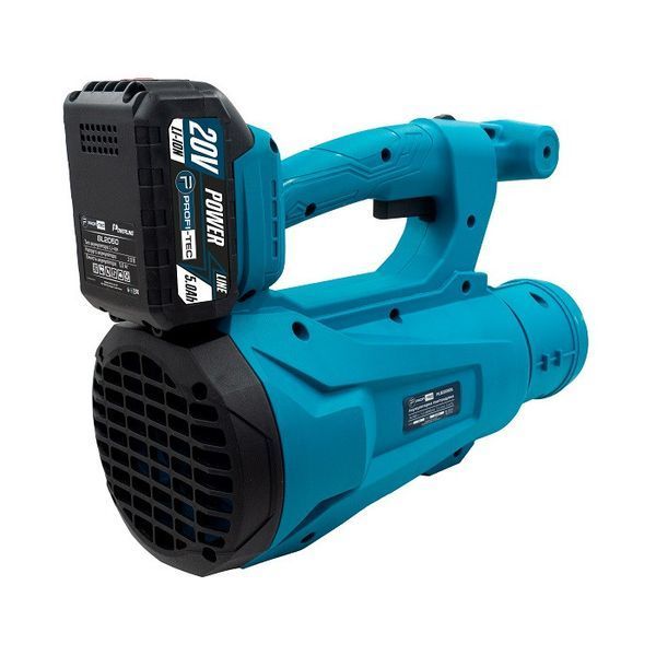 Аккумуляторная воздуходувка PROFI-TEC PLB2036BL POWERLine (1&times;PT2050HE (4.0 Ач), зарядное устройство) 006398P фото