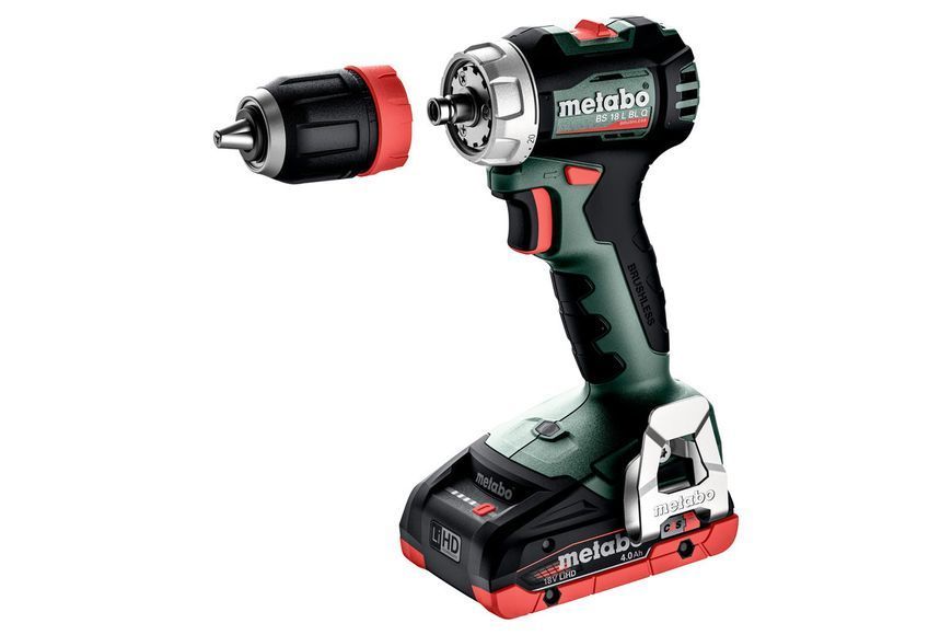 Аккумуляторный шуруповерт Metabo BS 18 L BL Q LiHD 2x4.0 Ач 613156800 613156800 фото