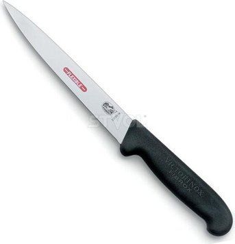 Ніж кухонний філейний Victorinox Fibrox 18 см, чорний 5.3813.18 фото