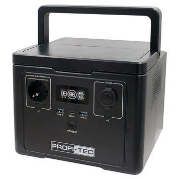 Портативна зарядна станція PROFI-TEC PPS600 LiFePO4 (ном. 600 Вт/ макс. 1200 Вт, батарея 512 Вт&middot;ч) 006852P фото