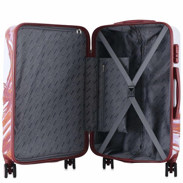 Чемодан Semi Line 24" (M) White/Red Print (T5654-2) DAS302889 фото