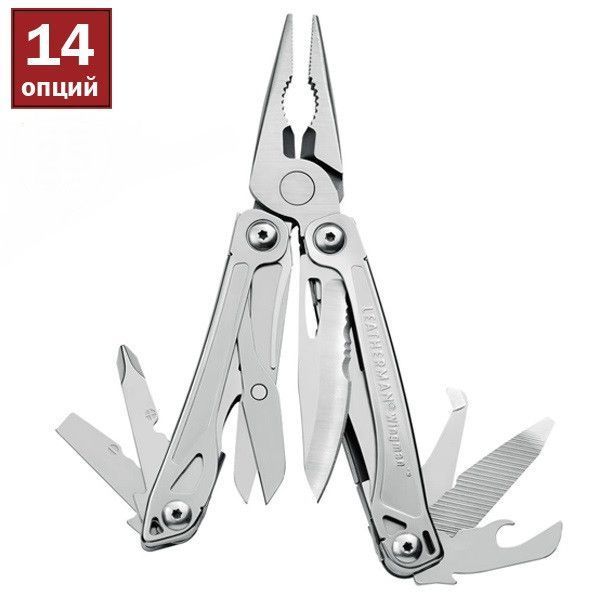 Мультитул LEATHERMAN Wingman (синтетический чехол) + безкоштовна доставка 832523 фото