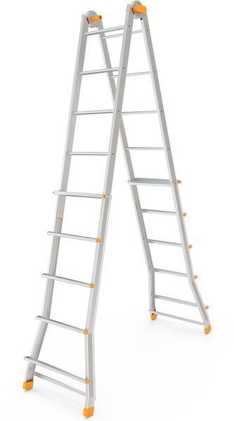 Драбина телескопічна Colombo Pratic 5+5 Steel (PRATIC5+5ACC) 931034 фото