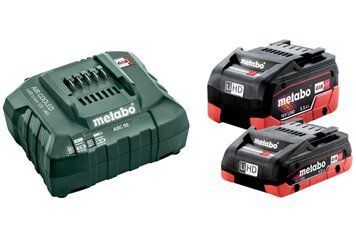 Комплект аккумуляторных батарей Metabo 1*5.5 Ач + 1*4.0 Ач 18 В LiHD (Безкоштовна доставка) 685160000 фото