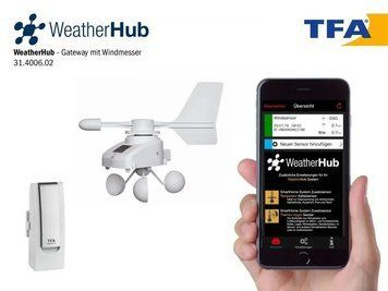 Измеритель скорости и направления ветра для смартфонов TFA WeatherHub 31400602 31400602 фото