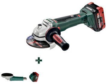Аккумуляторная болгарка Metabo WB 18 LTX BL 125 Quick 2*8 Ач (Безкоштовна доставка) 613077810 фото