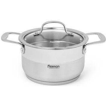 Каструля з кришкою Fissman Nordia 1,8 л 5371 5371 фото