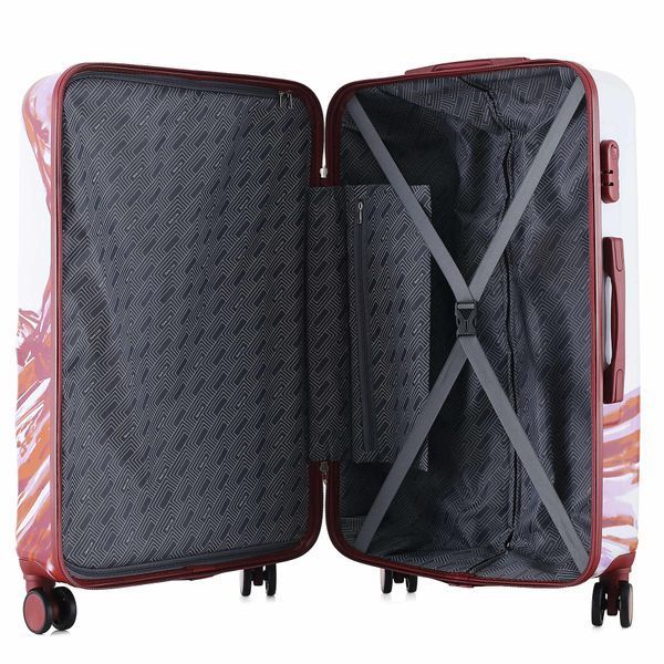 Чемодан Semi Line 28" (L) White/Red Print (T5654-3) DAS302890 фото