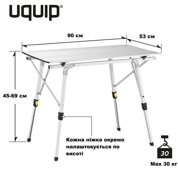 Стіл Uquip Variety M Grey (244112) DAS301069 фото