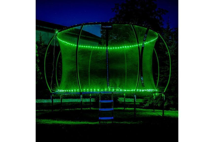 Батут THUNDER INSIDE ULTRA з внутрішньою сіткою 12 футів 374 см чорно-блакитний INSIDE-ULTRA-12FT-BLUE INSIDE-ULTRA-12FT-BLUE фото