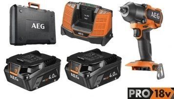 Акумуляторний ударний гайковерт AEG BSS18MTF12BL-402C-2 4935479664 фото