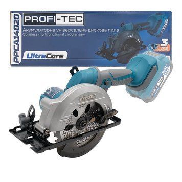 Акумуляторна універсальна дискова пила PROFI-TEC PPCA14020 UltraCore (без акумулятора та зарядного пристрою) 007503P фото