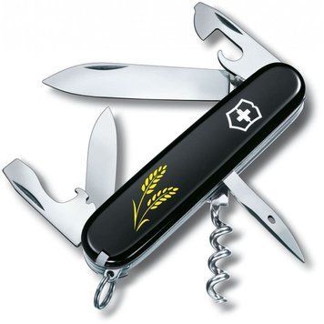 Складаний ніж Victorinox SPARTAN UKRAINE Колоски пшениці жовті. 1.3603.3_T1330u 1.3603.3_T1330u фото
