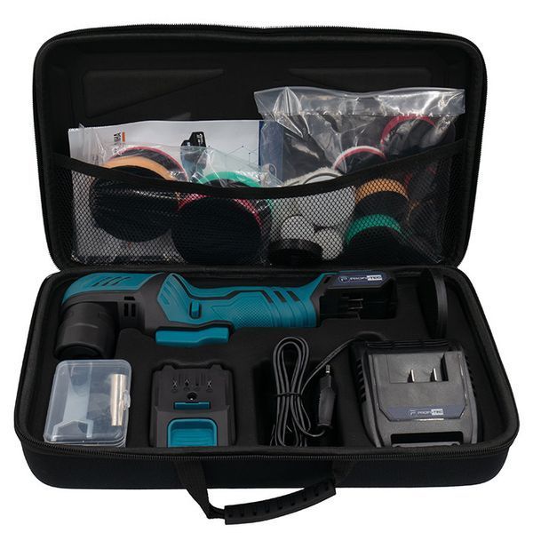 Аккумуляторная эксцентриковая полировальная машина PROFI-TEC PPM-8012SCP Set (1&times;PT1225 (2.5 Ач), зарядное устр 006070P фото
