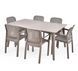 Комплект садовой мебели HECHT SAMANA SET BEIGE 6 HECHTSAMANASETBEIGE6 фото 1