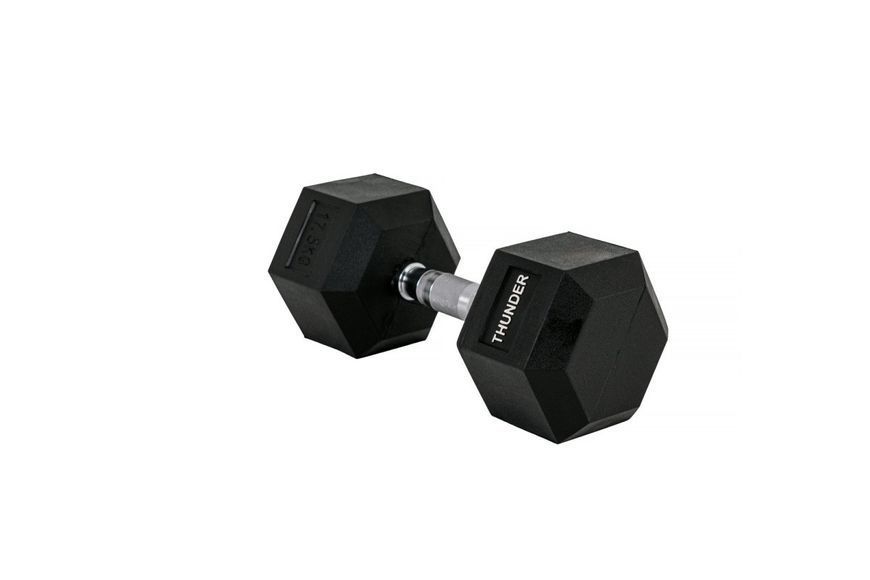 Гантель шестигранна 17,5 кг THUNDER HEXAGONAL-DUMBBELLS-17,5K HEXAGONAL-DUMBBELLS-17,5K фото