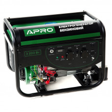 Генератор бензиновий 4-тактний 3.0/3.2 кВт (електро запуск) APRO 081112