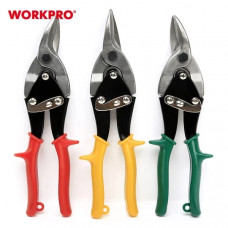 Набір ножиць для металу WORKPRO 250 мм (3 передм.) PRO WP200001