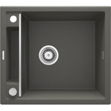 Мийка кухонна Deante Magnetic, граніт, квадрат, без крила, 560х500х219мм, чаша - 1, врізна, антрацит