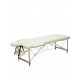 Масажний стіл 2-х секційний (алюмін. рама) білий HouseFit HY-2010-1.3