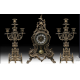 Набір годинник з маятником LUIS і два канделябри бронзові CASTELO Virtus 5646-4185SET
