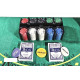 Набір Duke для гри в покер в олов'яному кейсі 200 фішок (TC04200D)