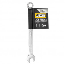 Ключ гайковий ріжково-накидний 6мм відігнутий на 75 градусів JCB-75506A