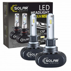 LED автолампа Solar H1 12/24V 6000K 4000Lm 50W Seoul CSP 19x19