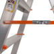 Драбина двостороння алюмінієва Laddermaster Polaris A5A7. 2x7 ступенек + подарунок
