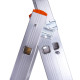 Драбина трисекційна алюмінієва Laddermaster Sirius A3A12. 3x12 ступенек + подарунок