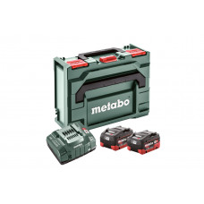Комплект акумуляторних батарей Metabo 2*5.5 А·год 18 В LiHD + MetaLoc (Безкоштовна доставка)