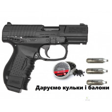 Пневматичний пістолет Umarex Walther CP99 Compact Blowback + подарунок