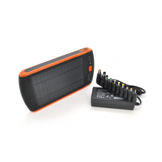 Повербанк 23000 mAh Solar, Flashlight, Input:15-20V/2A, Output:5V/2,1A(USB)
