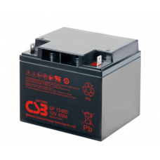 Акумуляторна батарея CSB GP12400 12V 40Ah (197х166х170мм) Q1