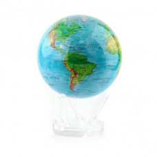 Гіро-глобус Solar Globe Фізична карта Світу 11.4 см (MG-45-RBE)