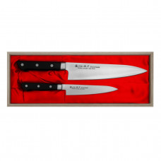 Набір із 2-х кухонних ножів у подарунковій коробці Satake Satoru (HG8365)